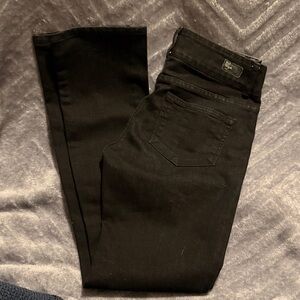 PAIGE Hidden Hills Black Straight Leg Jeans